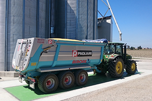 Weighbridge flush to the ground