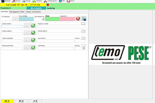 Temo Pese - Software di pesatura