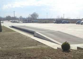 Weighbridge above ground in concrete - Temo Pese